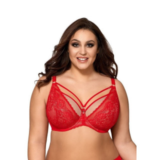 Ava 1824 soft czerwony-paski