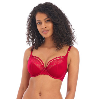 Freya Temptress soft plunge czerwony-paski