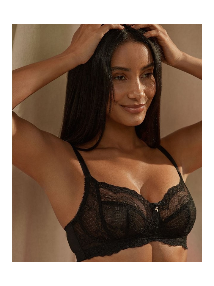 Gossard Superboost Lace soft bezfiszbinowy czarny