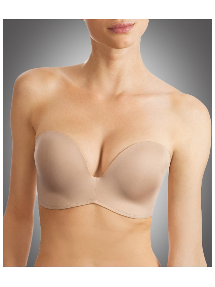 Wonderbra WB00032D strapless beżowy