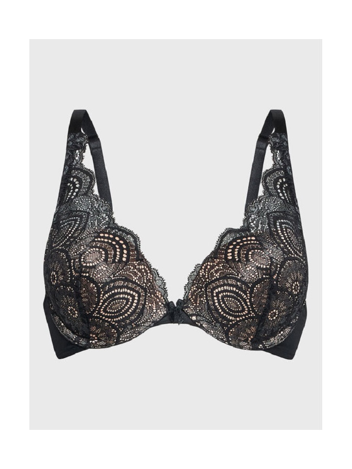 Wonderbra push-up bralette WB000BHP czarny