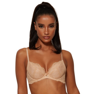 Gossard Superboost Lace plunge beżowy