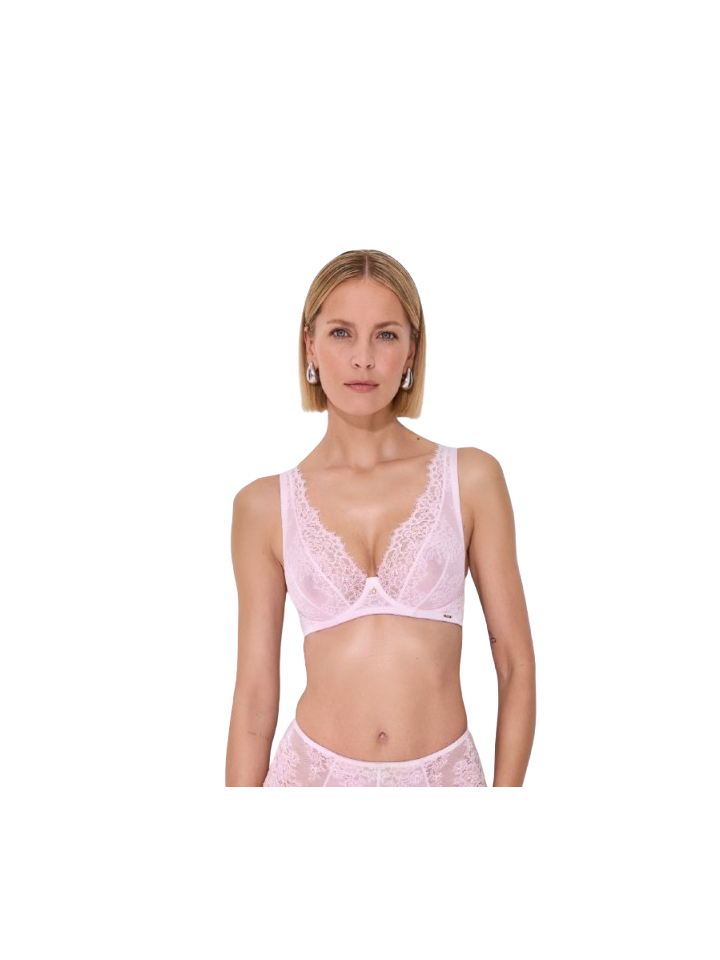 Alles Hush Blush bralette soft pudrowy róż