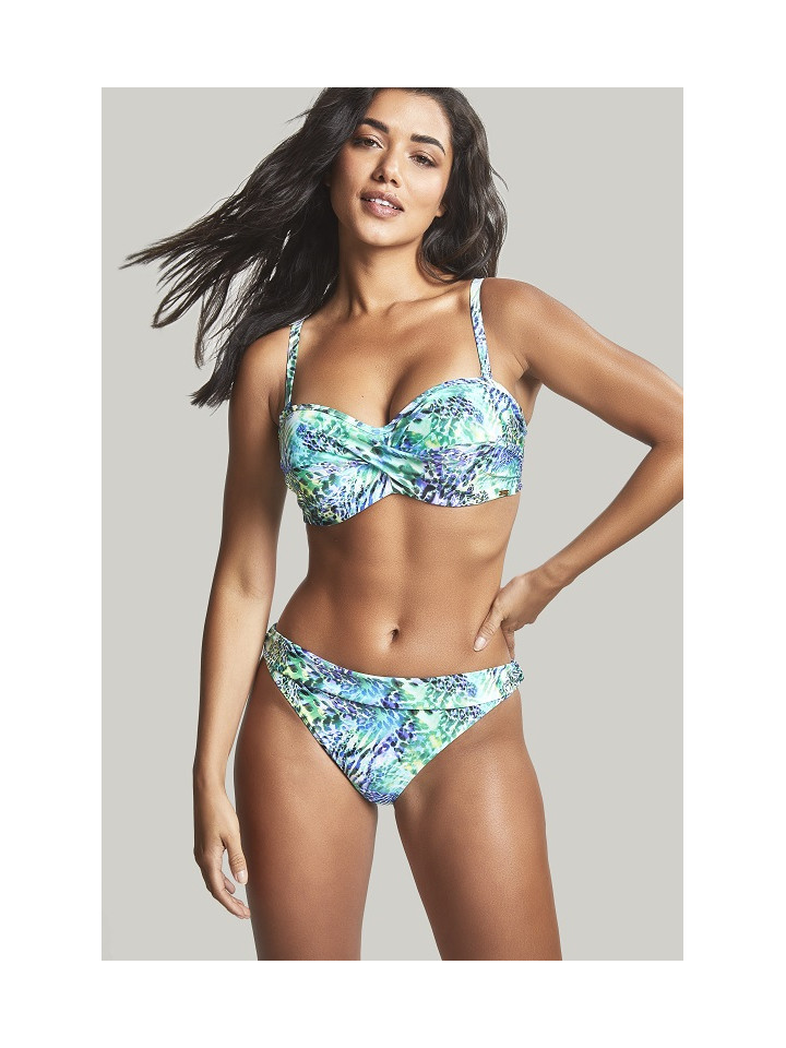 Panache Cape Verde SK usztywniany bandeau 32D 70D zielony liście