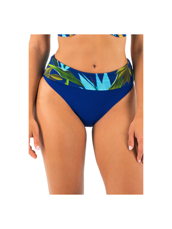 Fantasie Pichola figi midi wywijane granatowe w kwiaty