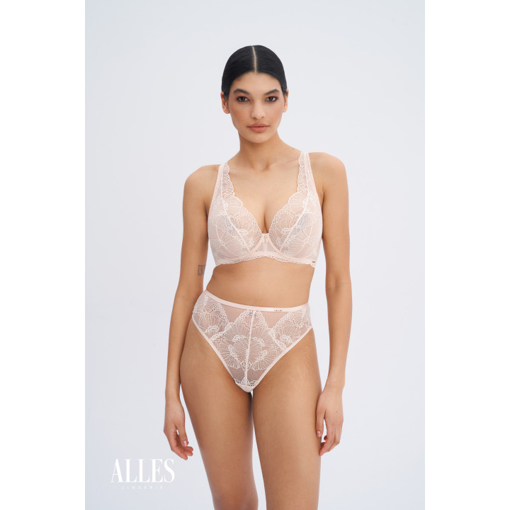 Biustonosz braletka miękki na fiszbinie Alles Posh Routine soft bralette beżowy