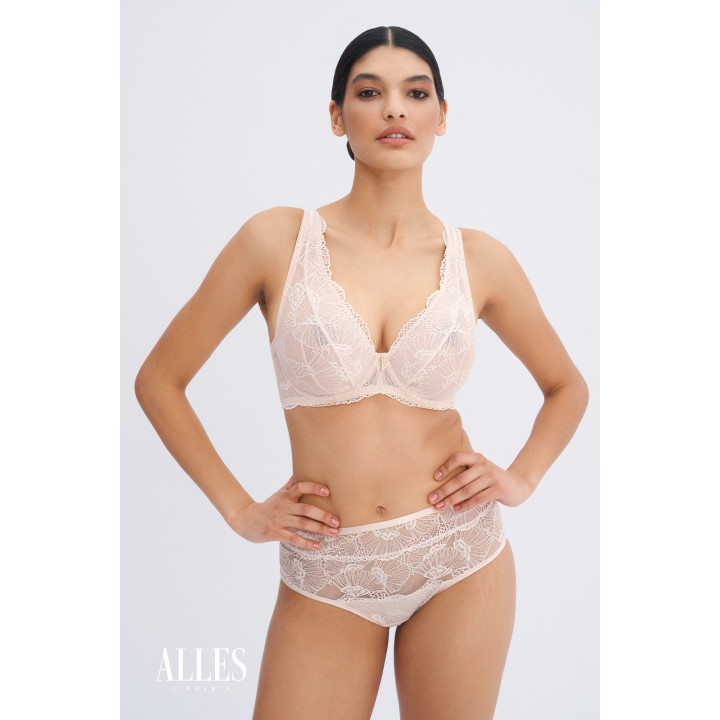 Biustonosz braletka miękki na fiszbinie Alles Posh Routine soft bralette beżowy