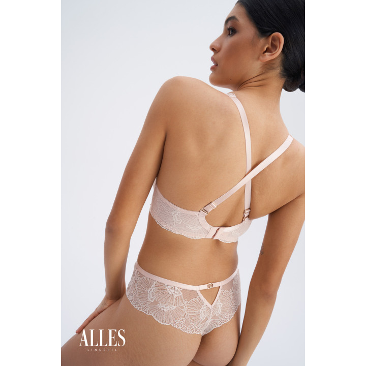 Biustonosz braletka miękki na fiszbinie Alles Posh Routine soft bralette beżowy