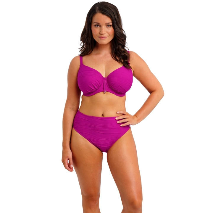 Biustonosz kąpielowy miękki modelujący Fantasie Beach Waves fuksjowy