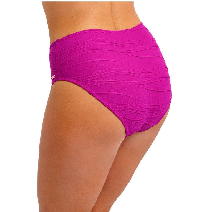 Majtki kąpielowe wyższe Fantasie Beach Waves figi midi fuksjowe