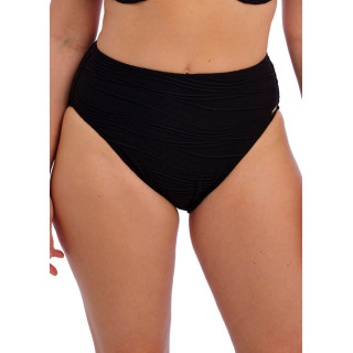 Majtki kąpielowe wyższy stan Fantasie Beach Waves figi midi czarne