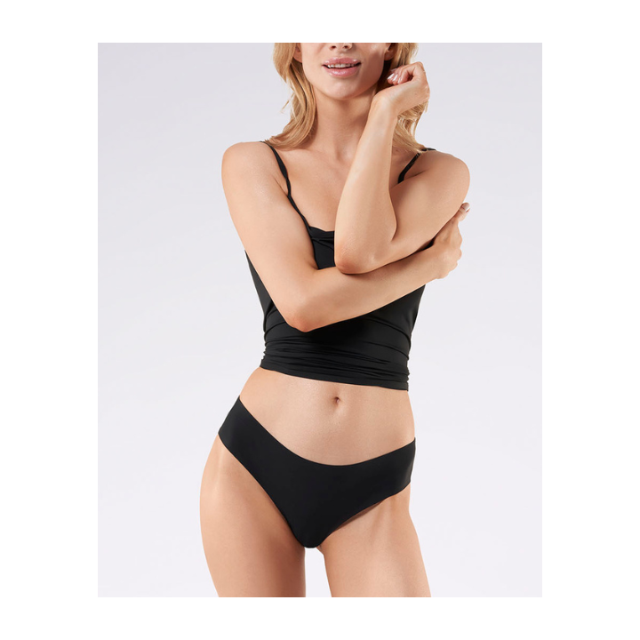 Majtki brazylijskie Julimex Simple Brasil figi tanga czarne