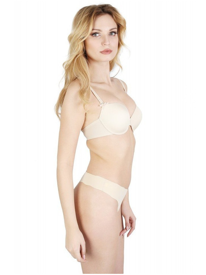 Hanna Style 03-61 stringi L/XL beżowy