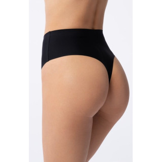 Julimex String Maxi stringi midi bezszwowe czarne