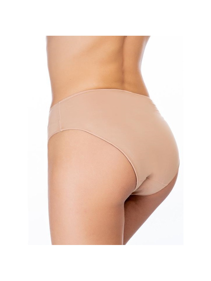 Ysabel Mora figi midi Cotton L beż