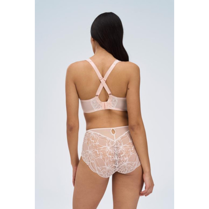 Biustonosz braletka koronkowa Alles Fizzy Delight soft bralette ecru na beżu