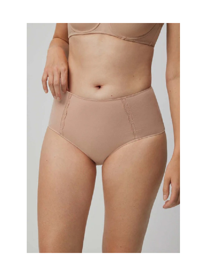Ysabel Mora figi midi Cotton 19683 beżowe