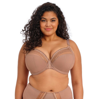 Elomi Matilda soft plunge ciemny beżowy cappuccino