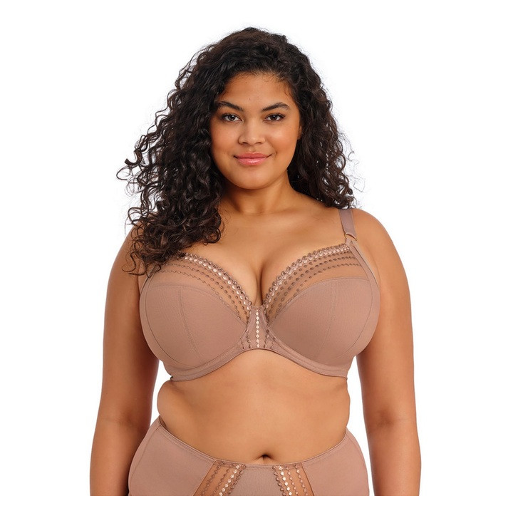 Elomi Matilda soft plunge ciemny beżowy cappuccino