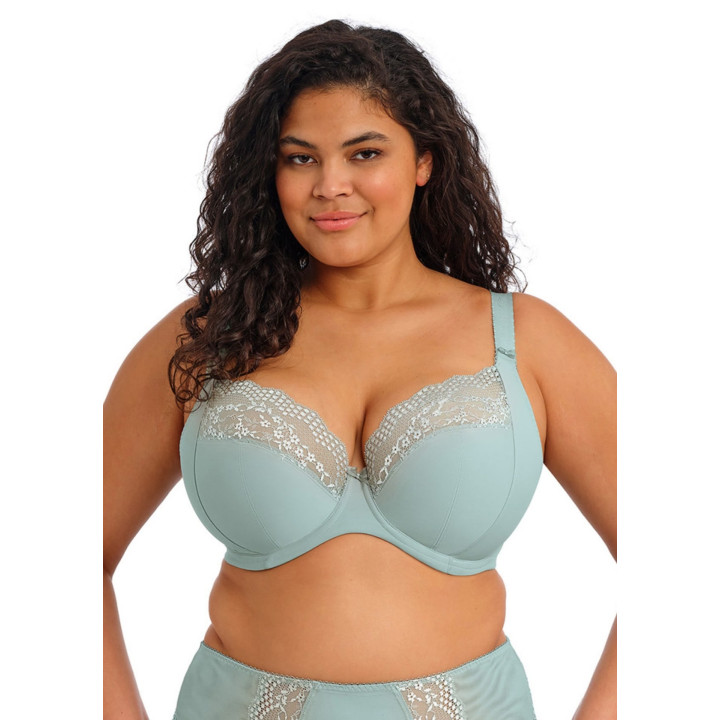 Biustonosz Elomi Lucie soft plunge 38F 85G miętowy