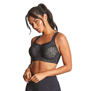 Panache Sport sportowy czarny koronka