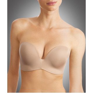 Wonderbra WB00032D strapless beżowy