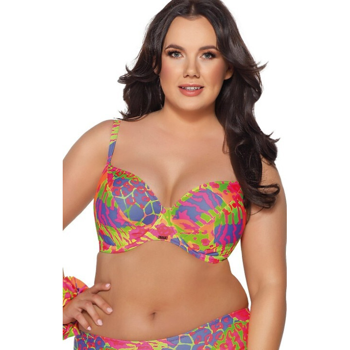 Ava SK-188 biustonosz kąpielowy soft fluo multikolor