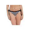 Majtki kąpielowe Freya Making Waves figi bikini czarno-białe