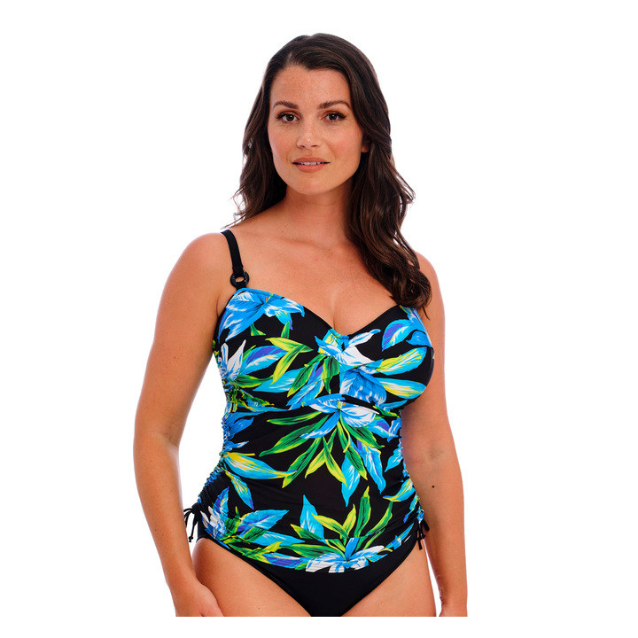 Fantasie Talm Beach tankini usztywniane czarno- niebieskie