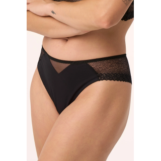Majtki bawełniane brazylijskie Babell BBL211 szorto-stringi tanga COTTON czarne