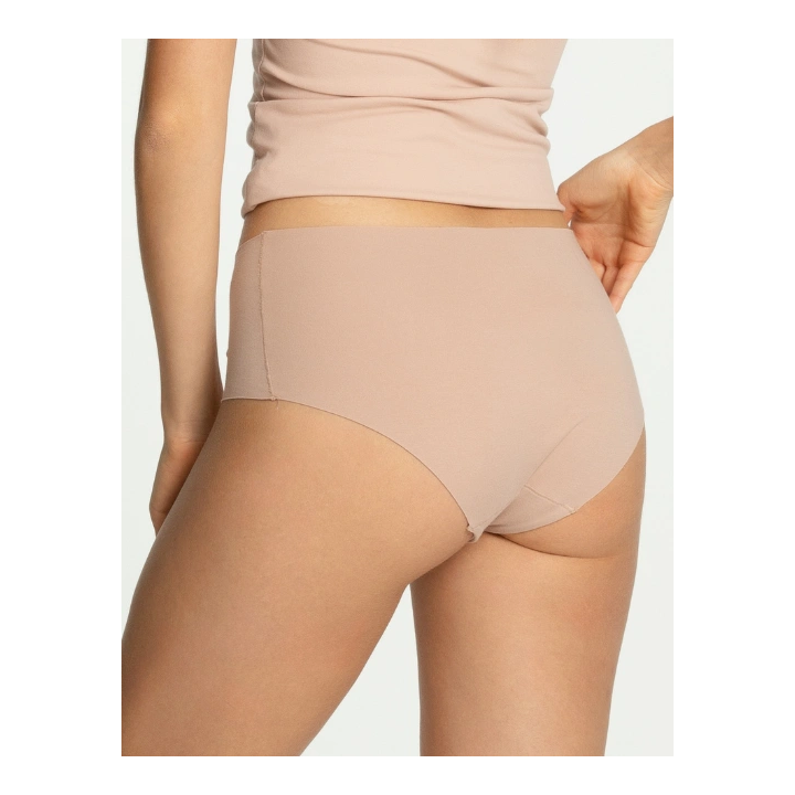 Julimex Cotton Mood Maxi Bezszwowe Figi Bawełniane Beżowe
