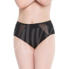 Julimex Pearl figi midi bezszwowe czarne