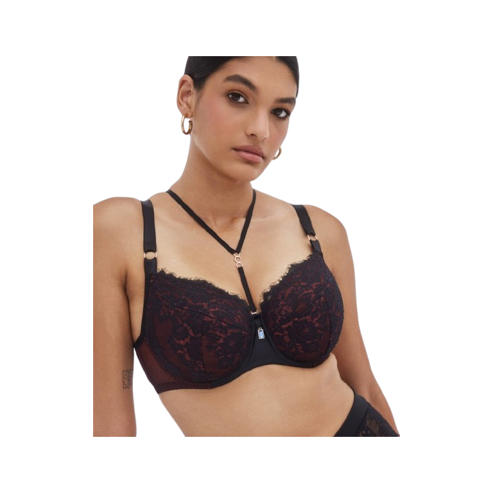 Alles Heartbeat semi-soft czarny czerwony