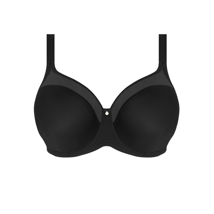Biustonosz gładki minimizer Elomi Smooth soft full-cup czarny