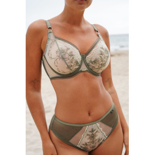 Krisline Lulu bralette soft zielony khaki