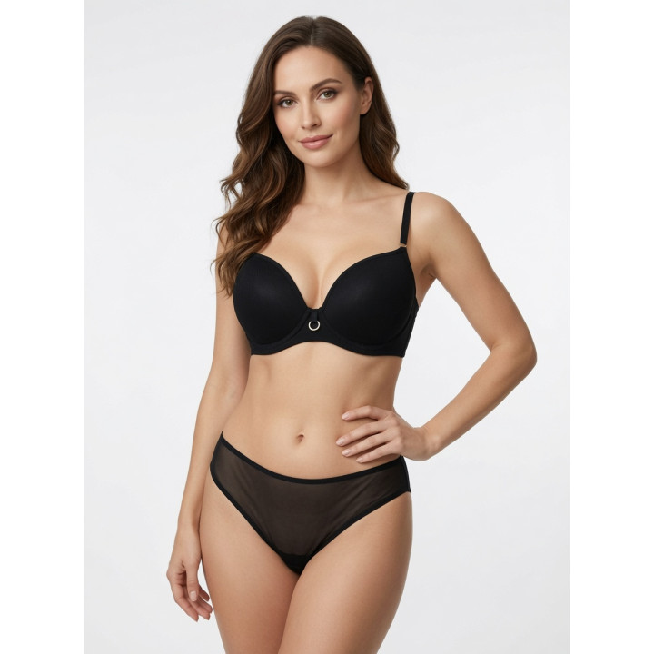 Lemax Savannah usztywniany plunge deco czarny