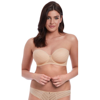 Freya Cameo Deco strapless bardotka beżowy
